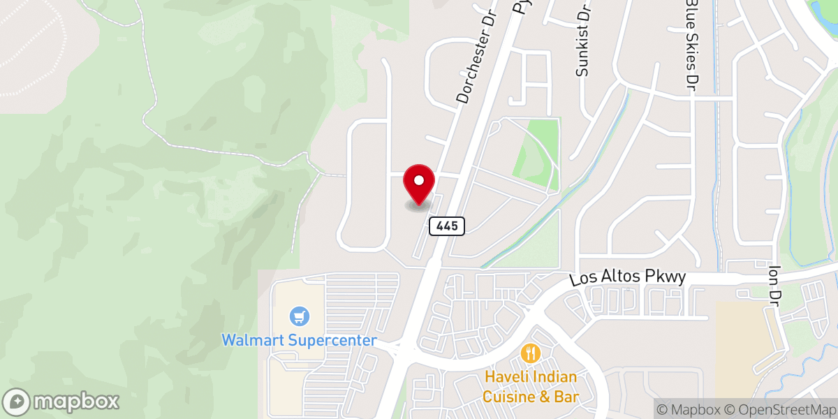 Map showing location of First Baptist Church Sparks