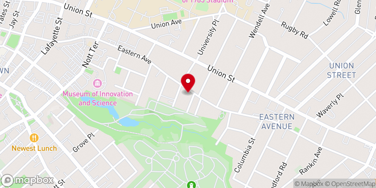 Map showing location of St Mary's Convent
