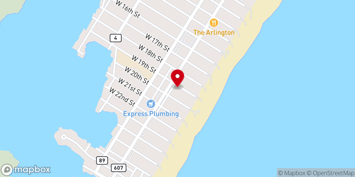Map showing location of Grace Calvary Church