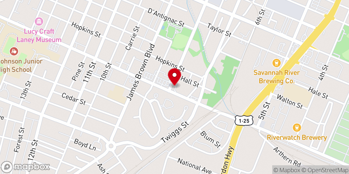 Map showing location of Trumpet in Zion Fellowship Church