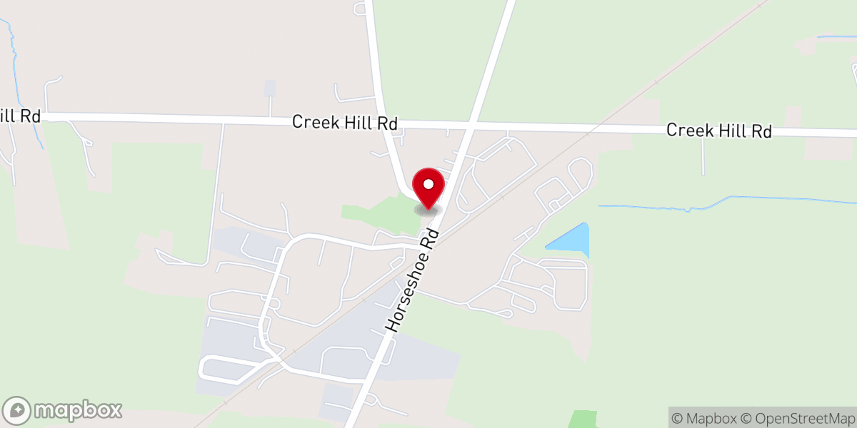 Map showing location of Heller Church