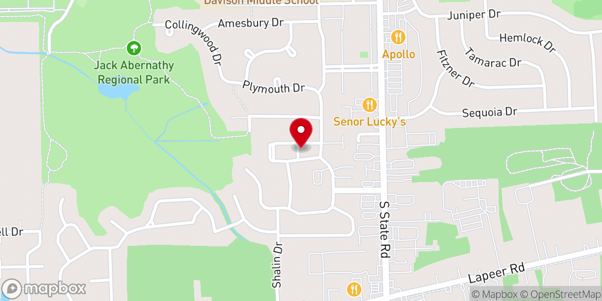 Map showing location of Faith Christian Chapel