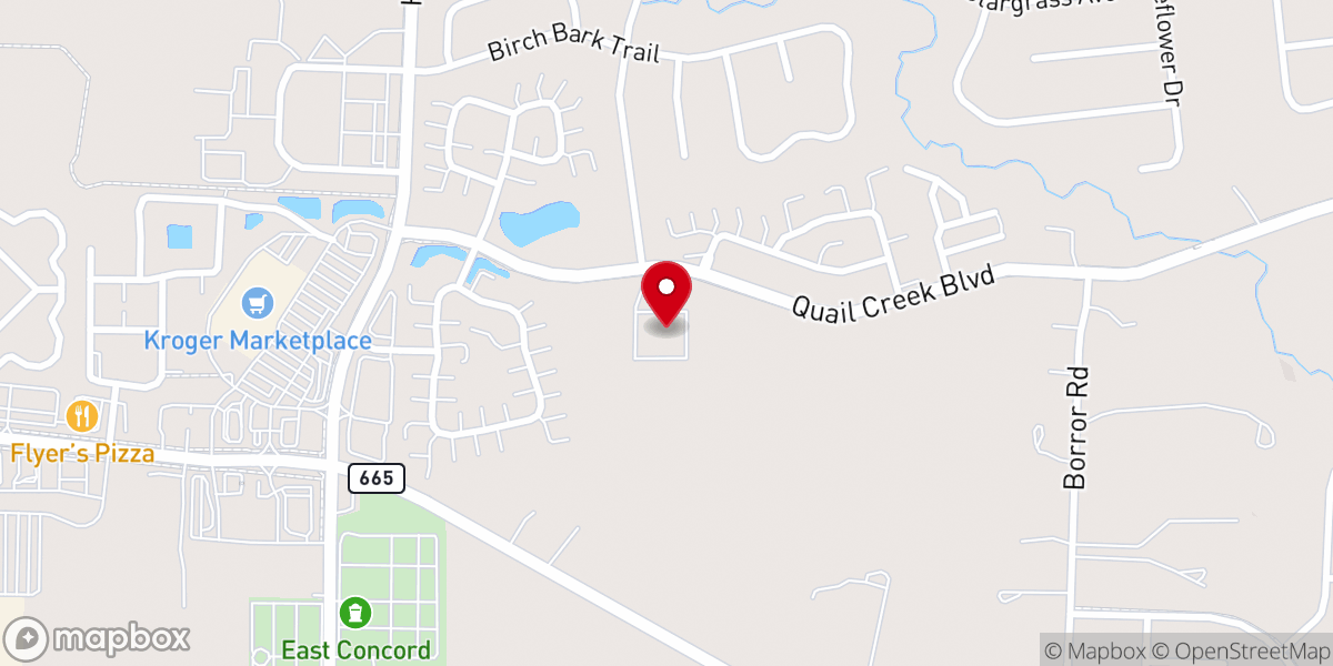 Map showing location of Amazing Grace Christian Church
