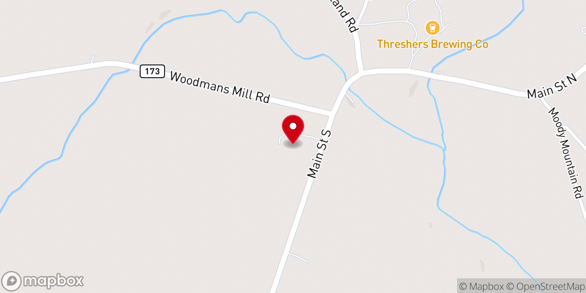 Map showing location of The Searsmont Community Building
