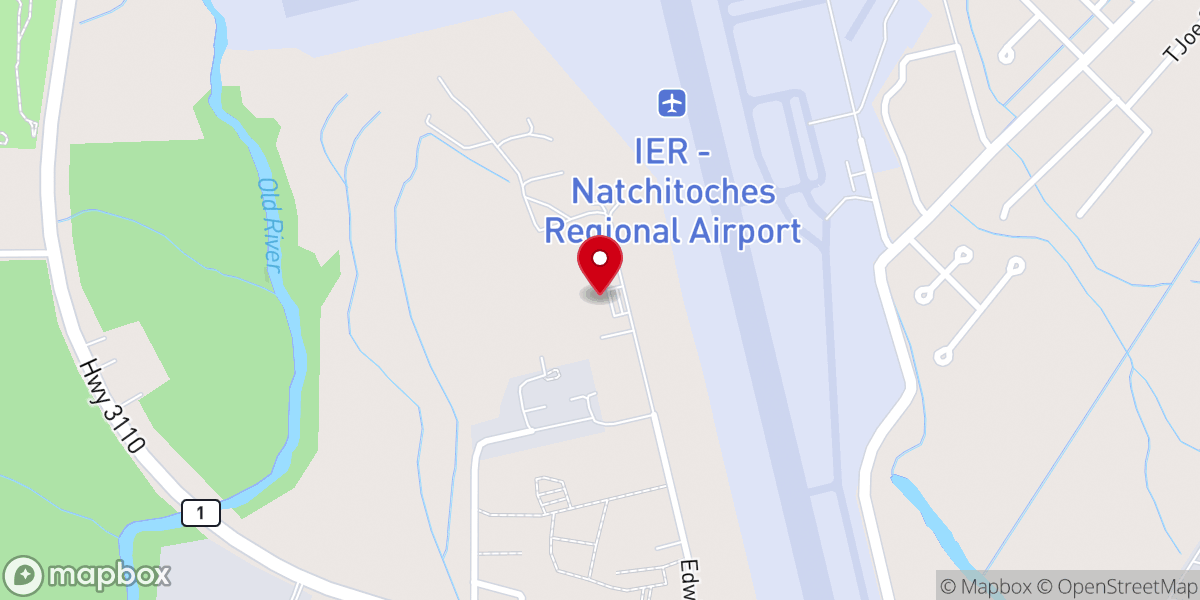 Map showing location of Natchitoches Parish Correction
