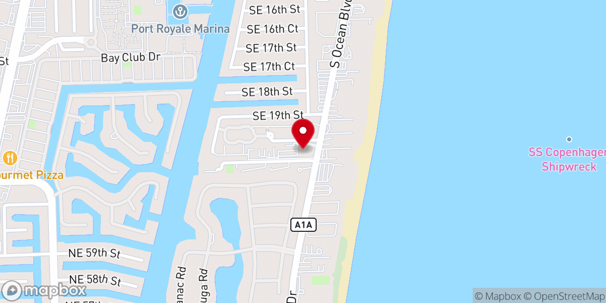 Map showing location of Assumption Catholic Church