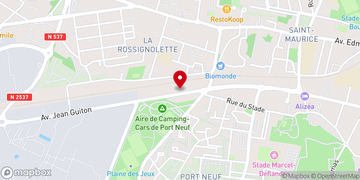 Map showing location of L’Église de Jésus-Christ des Saints des Derniers Jours