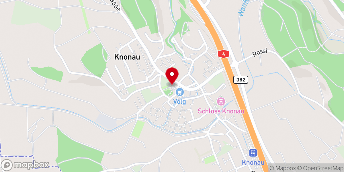 Map showing location of Evangelisch-reformierte Kirche