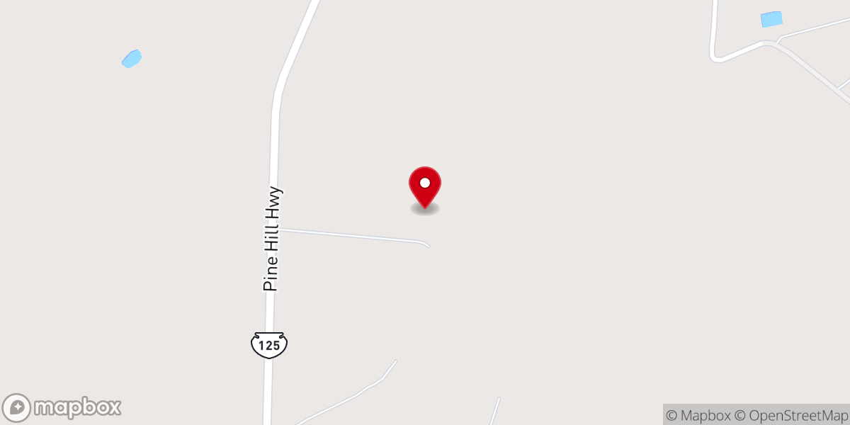 Map showing location of Mount Calvary Baptist Church