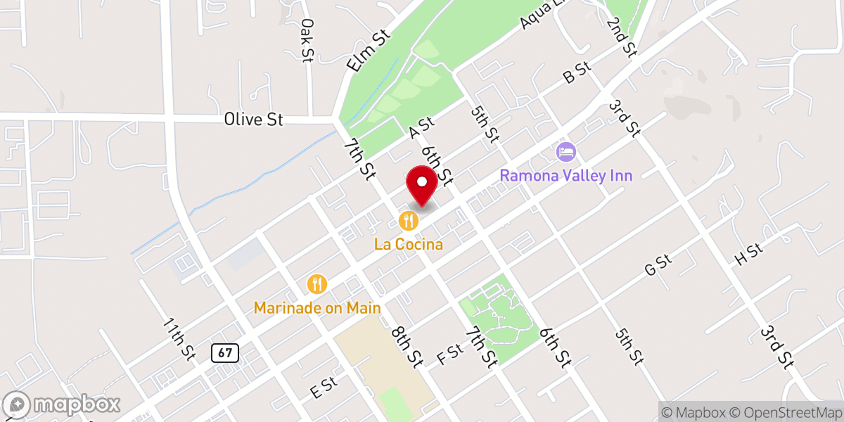 Map showing location of Guy B Woodward Museum