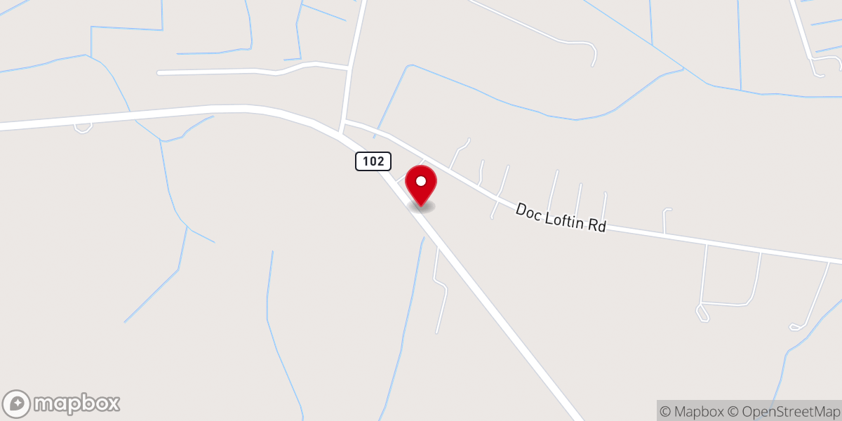 Map showing location of Spiritual Life Church