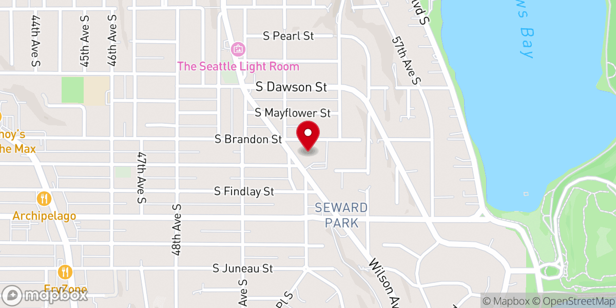 Map showing location of Congregation Ezra Bessaroth
