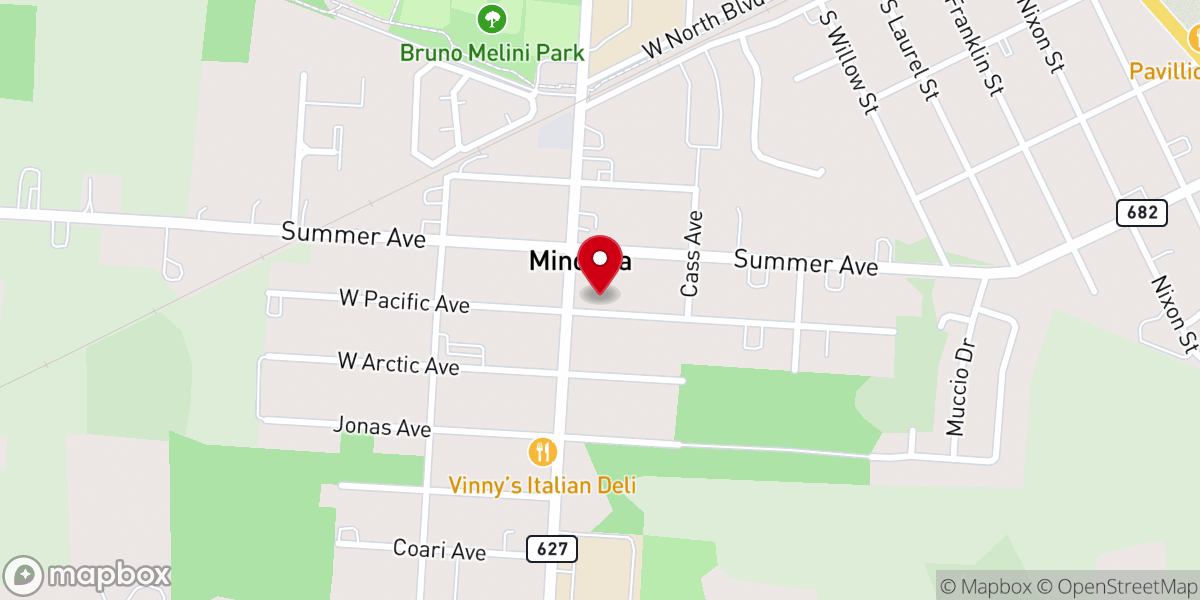 Map showing location of Mc Cullough W J