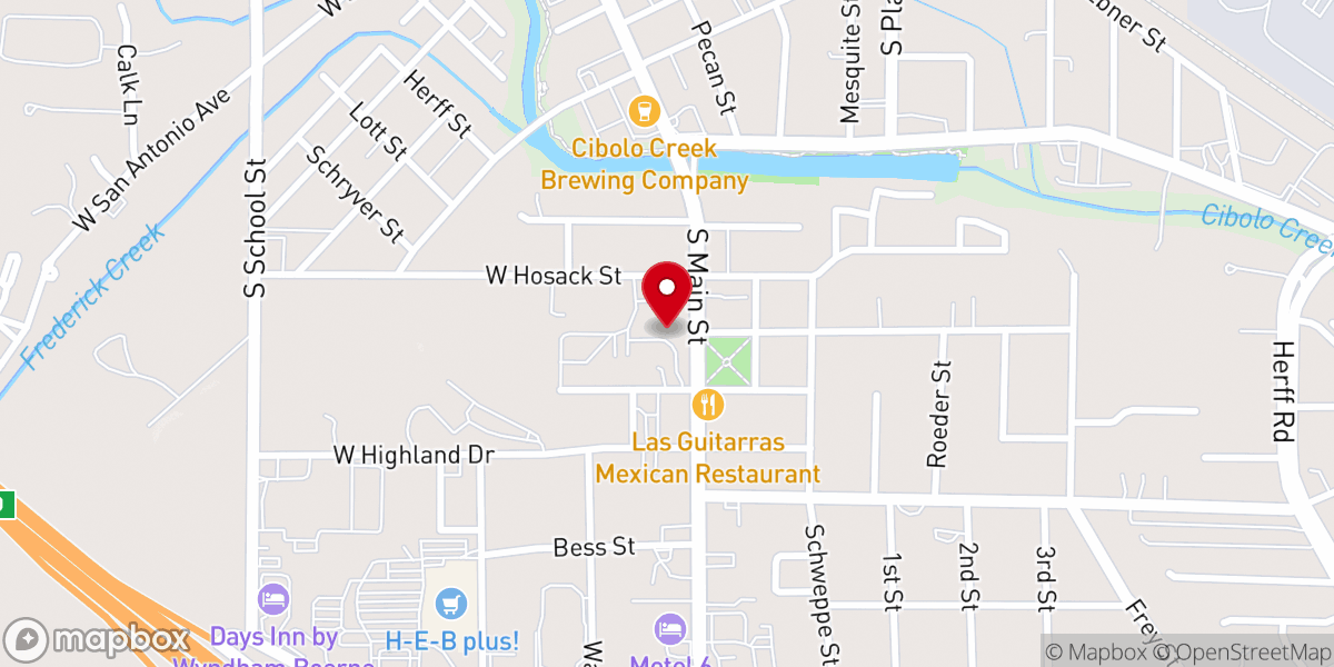 Map showing location of 1867 Historic Church