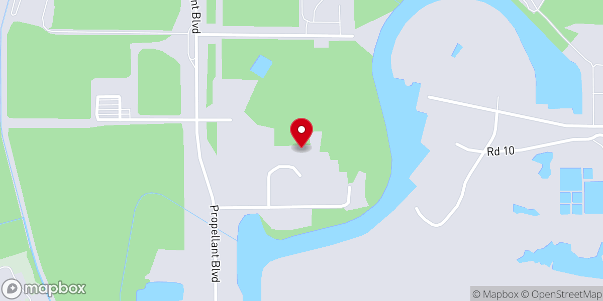 Map showing location of John C. Stennis Space Center