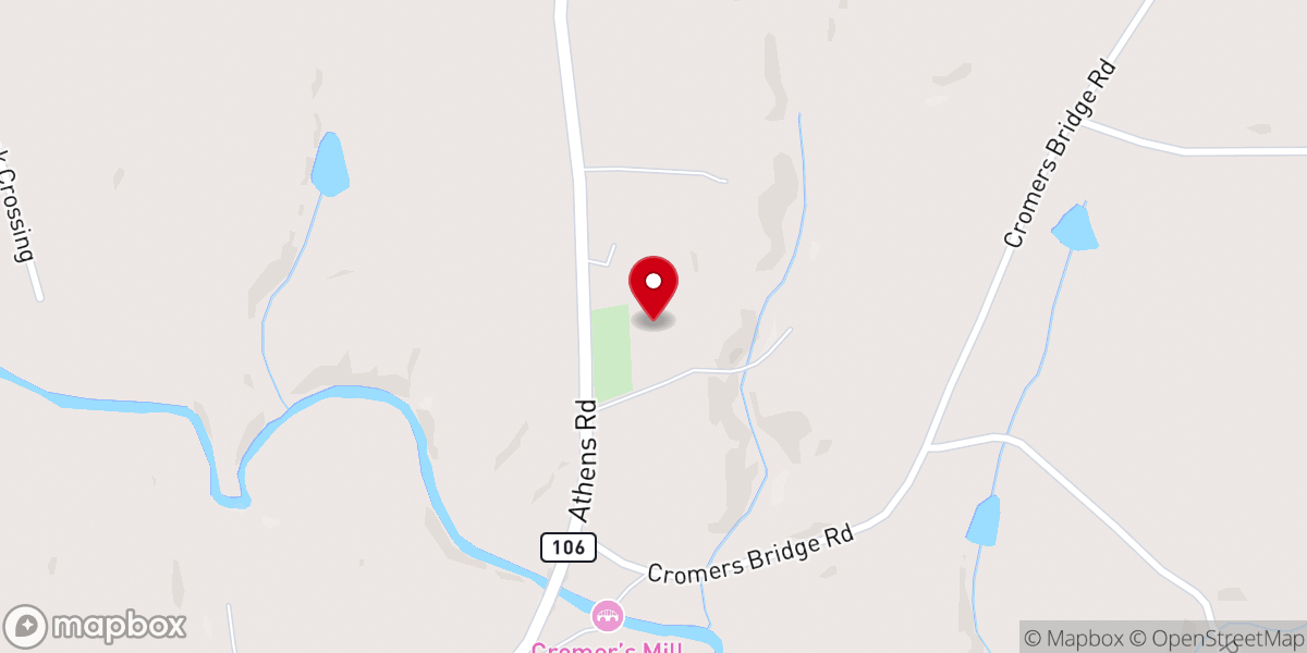 Map showing location of Trinity Church