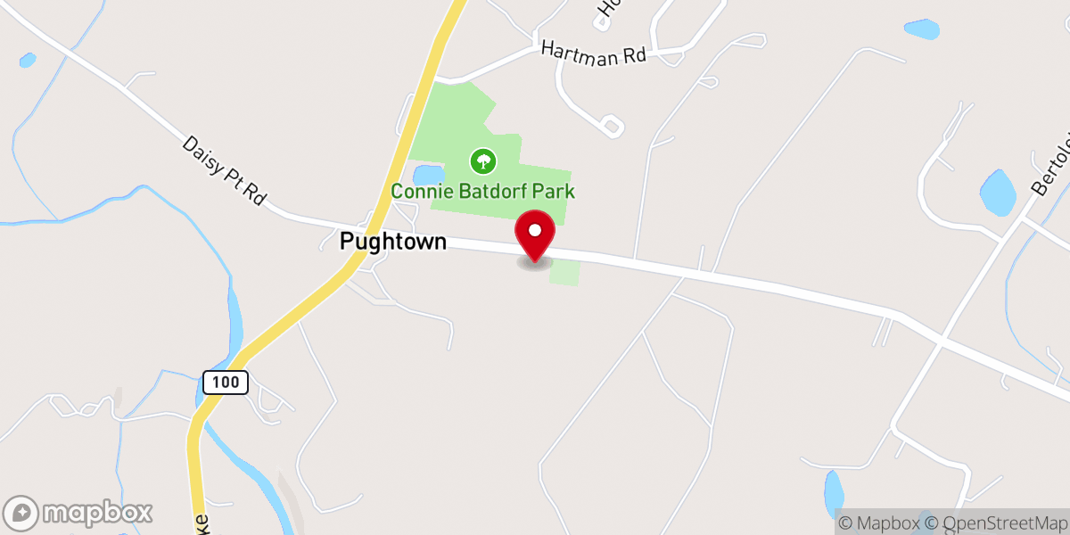 Map showing location of Branch Life Church - Pughtown Campus
