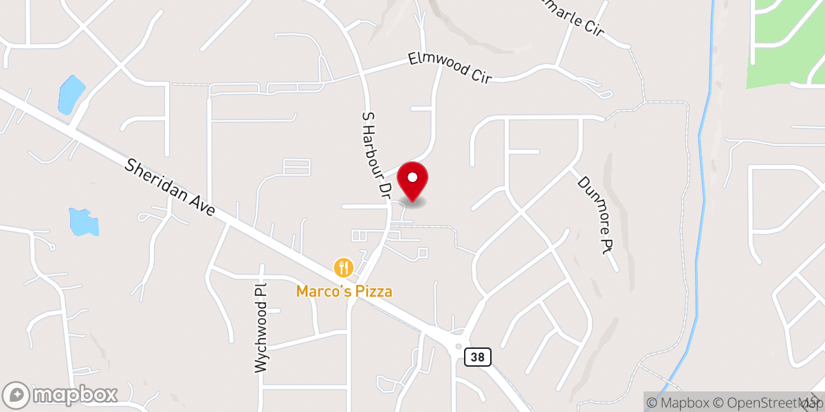 Map showing location of St Michael's Episcopal Church, Noblesville, IN.