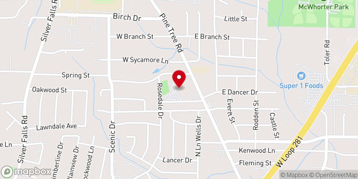 Map showing location of North District Office - United Methodist Church