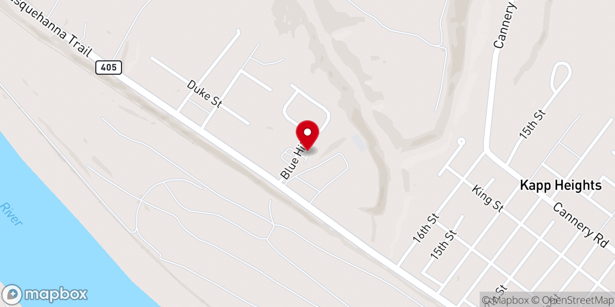 Map showing location of Good News for Life Inc