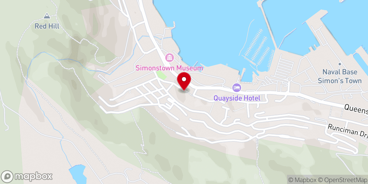 Map showing location of Simon’s Town Wesley Methodist Church