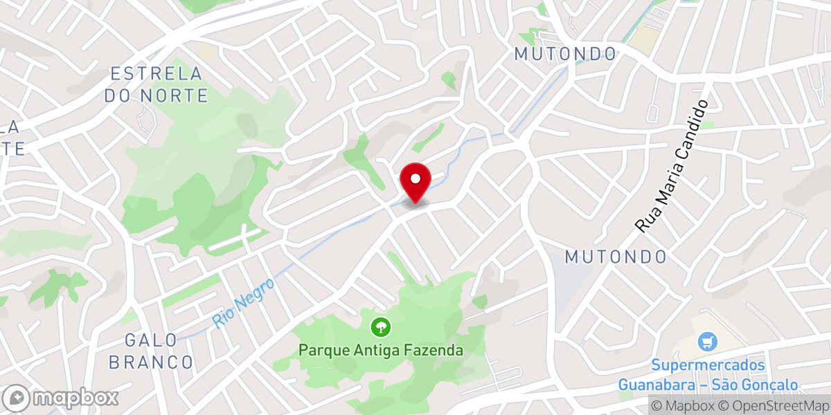 Map showing location of Primeira Igreja Batista em Mutondo