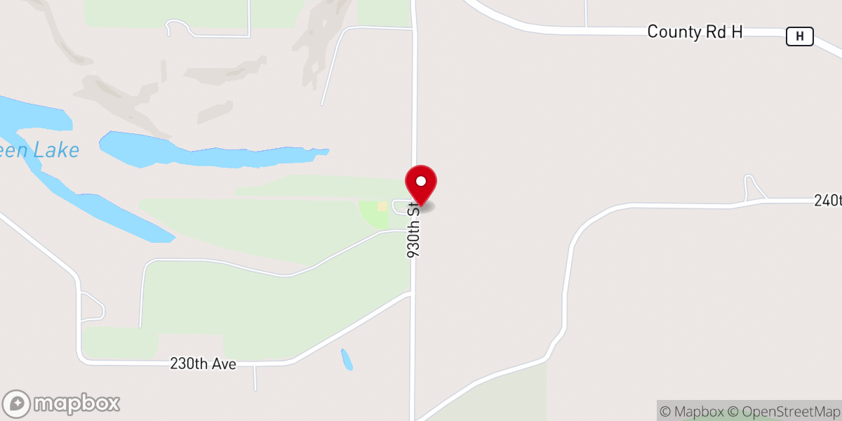 Map showing location of Caryville Church