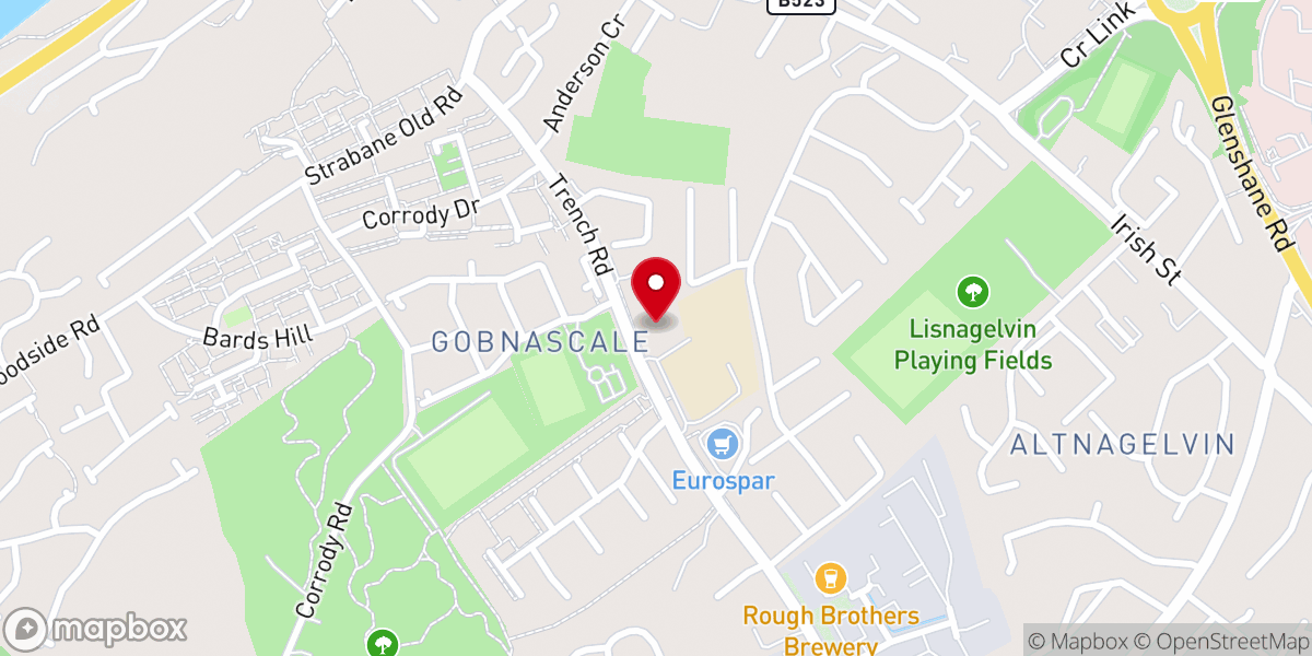 Map showing location of Church of the Immaculate Conception, Waterside