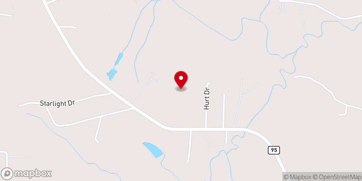 Map showing location of Five Dollar Farm