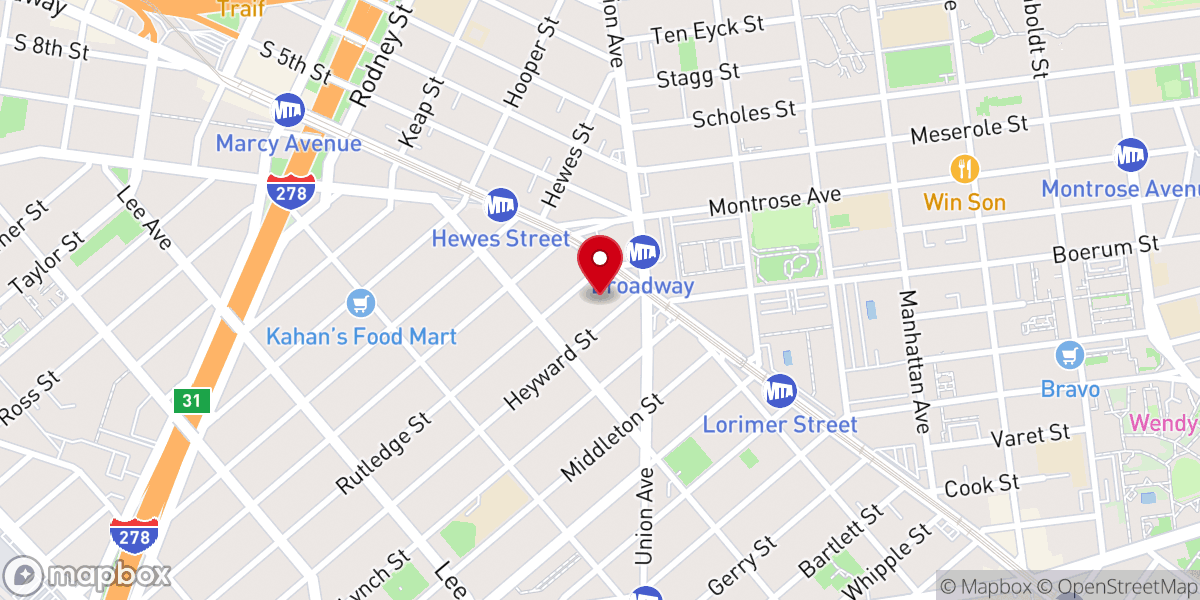 Map showing location of Beer Miriam Inc
