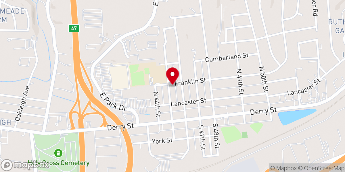 Map showing location of Community Alliance Church