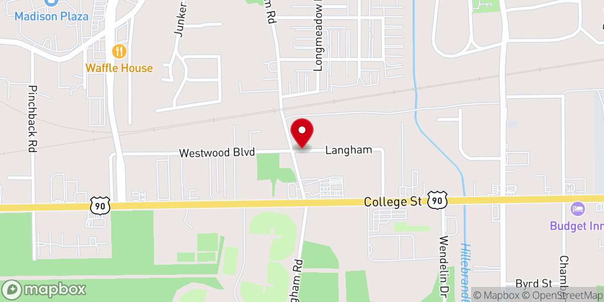 Map showing location of Way of the Cross Ministries