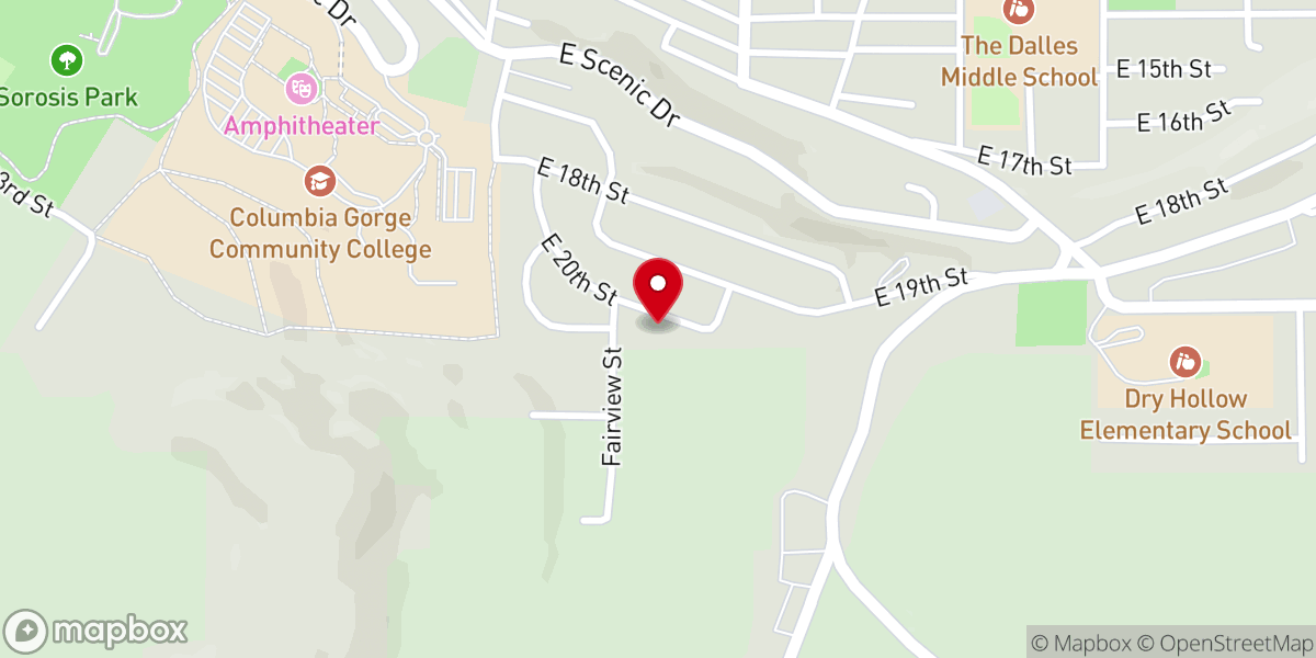 Map showing location of Langfeldt John A