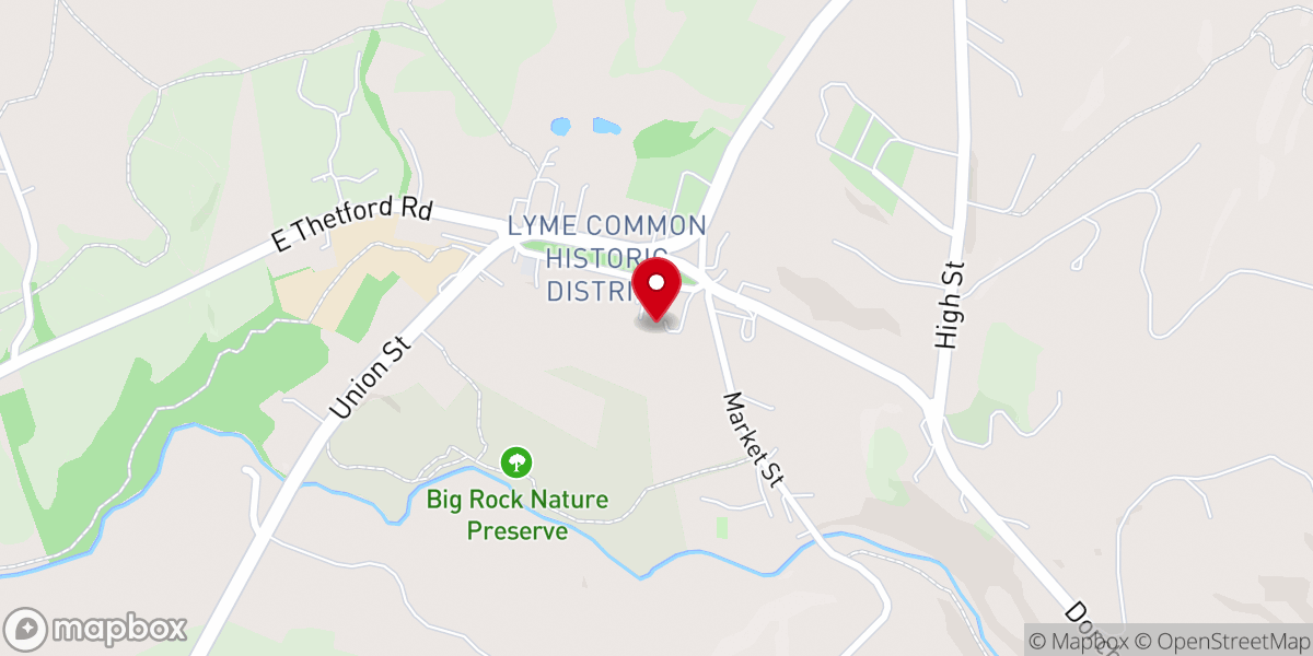 Map showing location of Lyme