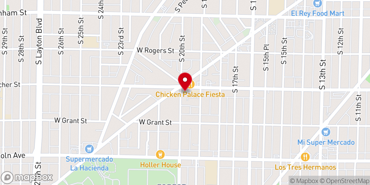 Map showing location of Saint Adalbert Parish