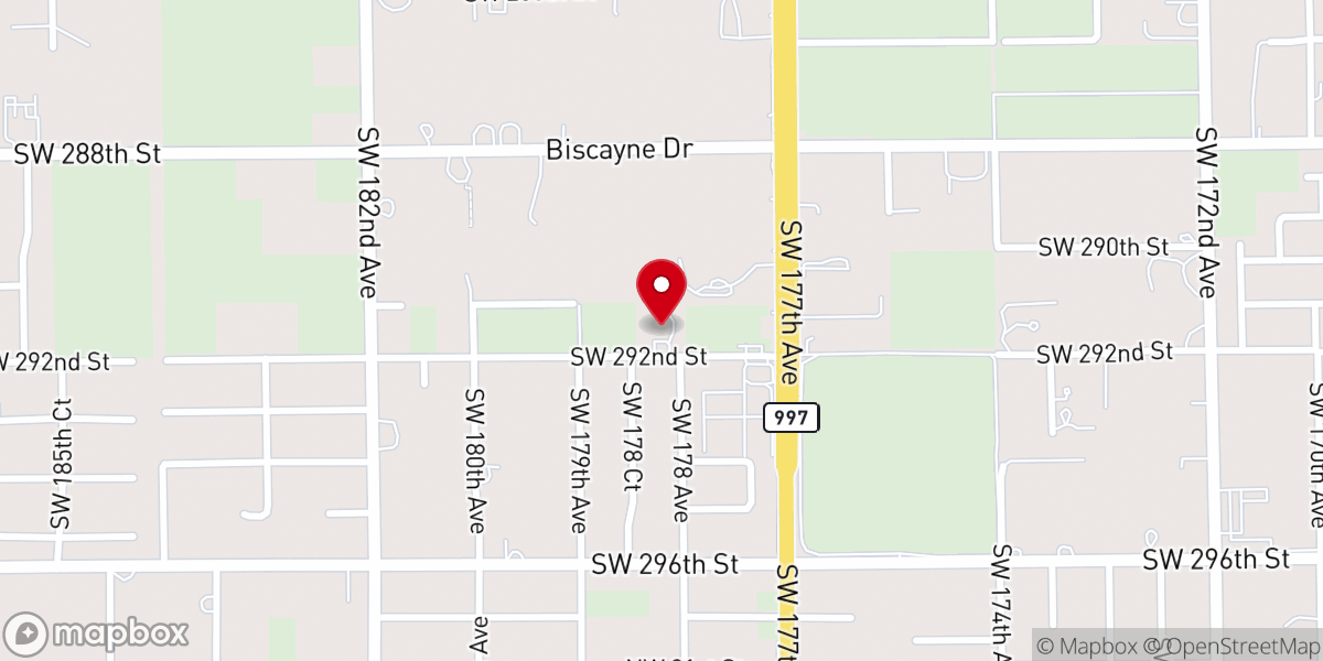 Map showing location of Summit Church of Homestead
