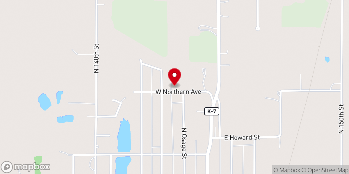 Map showing location of Girard Bible Church
