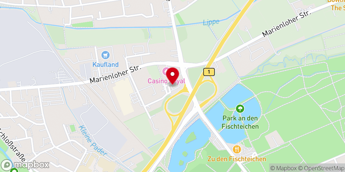 Map showing location of Evangelische Brüdergemeinde Paderborn