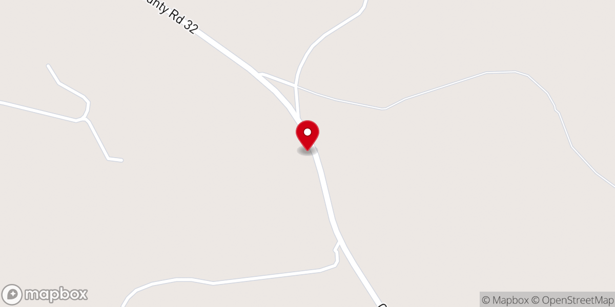 Map showing location of New Shady Grove Church