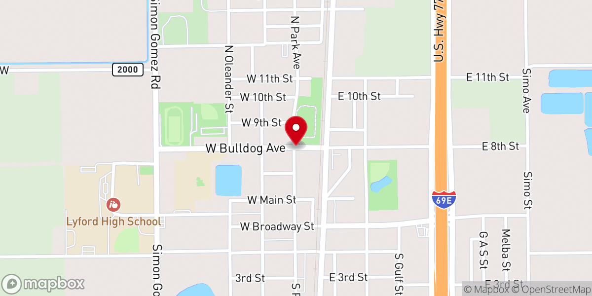 Map showing location of Prince Of Peace
