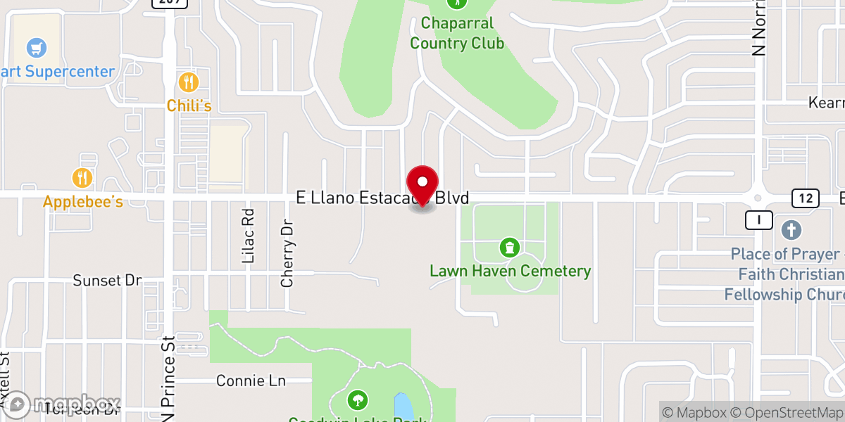 Map showing location of Waypoint Christian Church