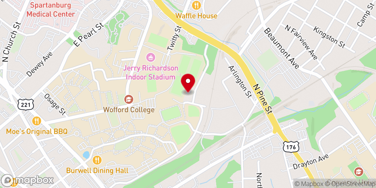 Map showing location of Second Trinity Methodist Church