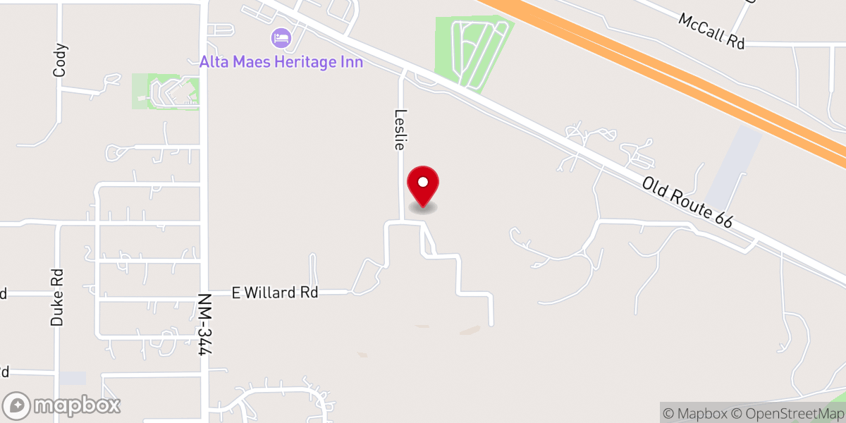 Map showing location of First Baptist Church-Edgewood
