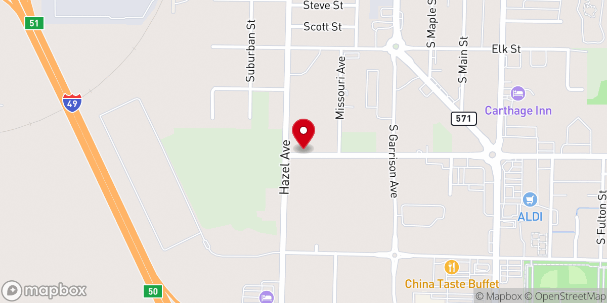 Map showing location of Iglesia Ministerio Bethel