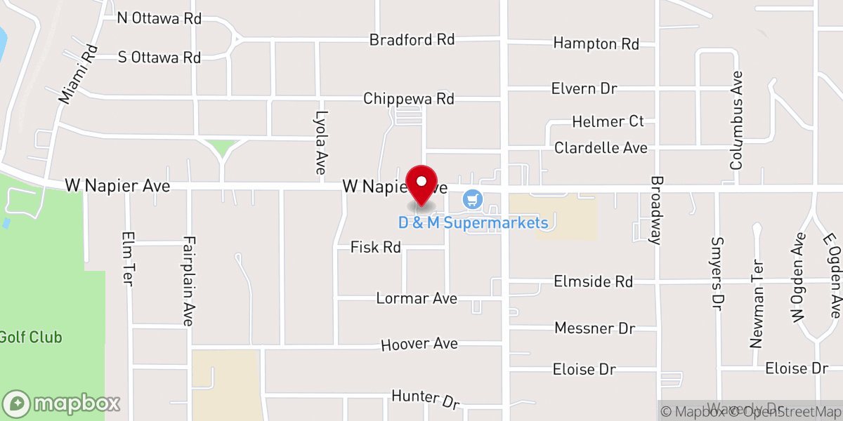 Map showing location of Overflow Church