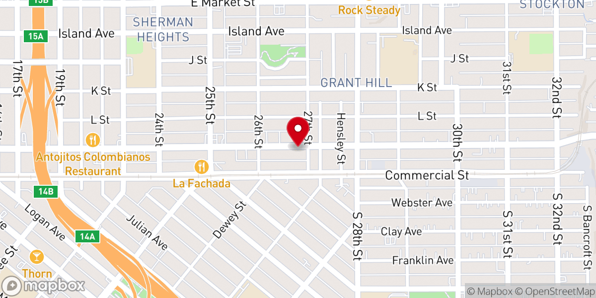 Map showing location of Gods Way Church of Deliverance