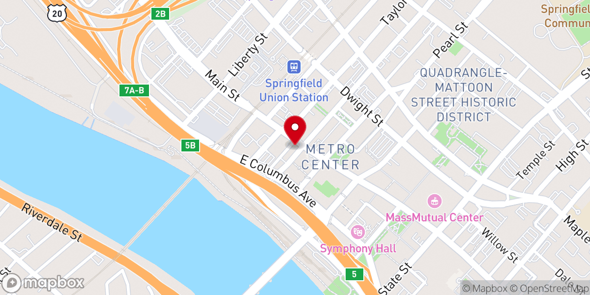 Map showing location of Vox Church - Springfield