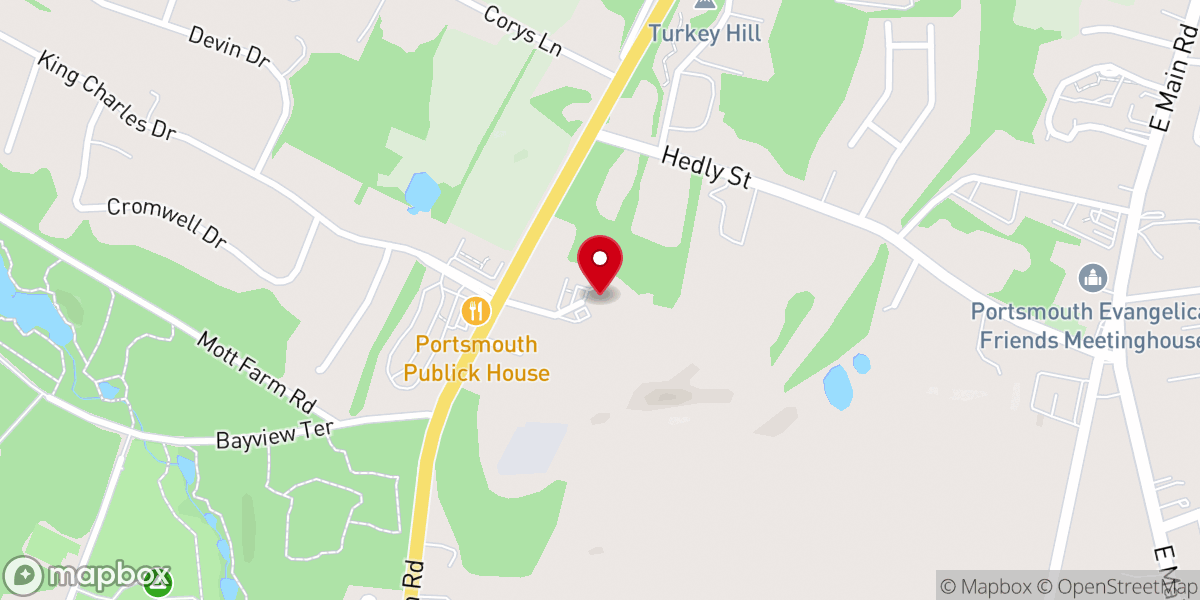 Map showing location of King's Grant Fellowship Assemblies of God