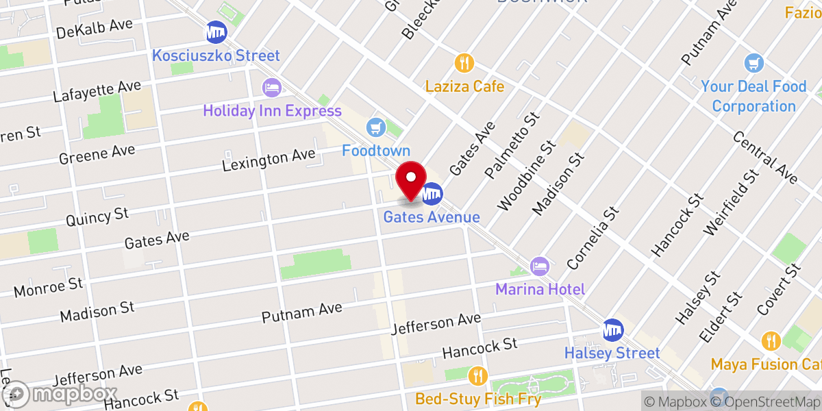 Map showing location of Faith Evangelical Assembly