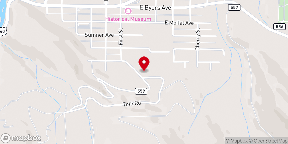 Map showing location of Saint Prophet Elias Greek Orthodox Chapel